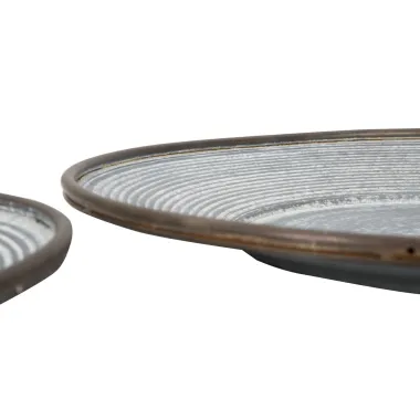 Zestaw 3 Talerzy CLOT 50,5X4,5-39,2X4,5-35X4 cm